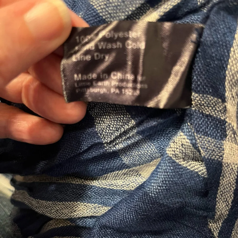 NFL Little Earth Dallas Cowboys Crinkle Scarf Plaid